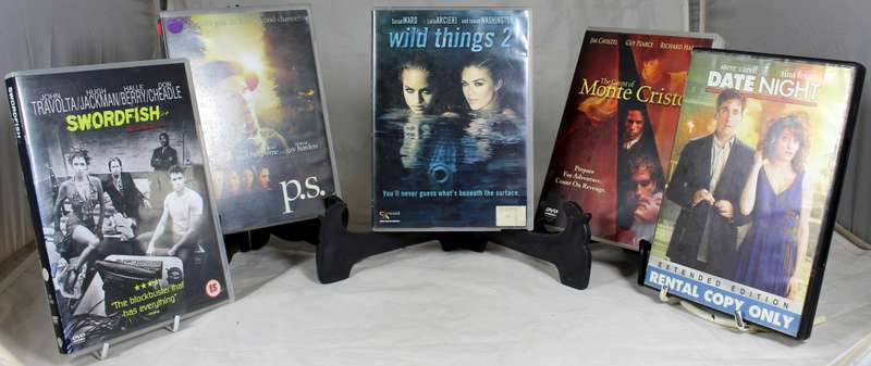 Five DVD Set - Wild things 2, P.S, Swordfish, Count of Monte Cristo, Date Night