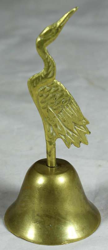 Brass bell - Crane