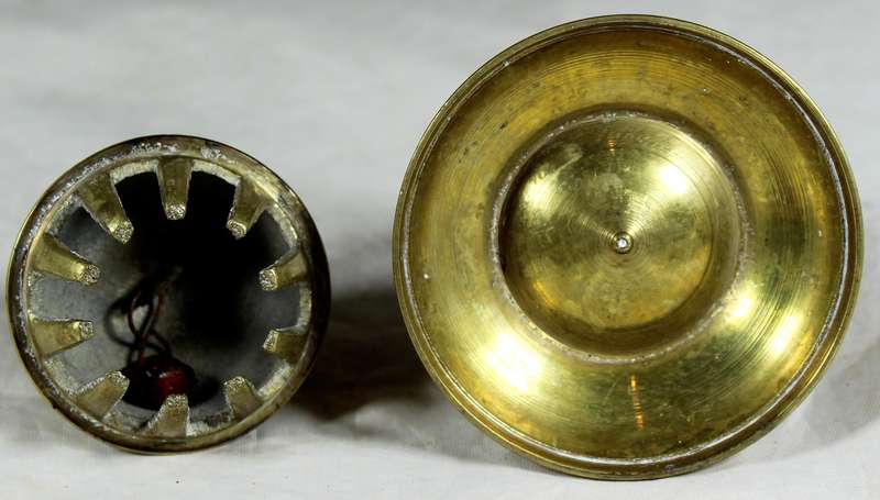 Brass bell - Indian elephant claw