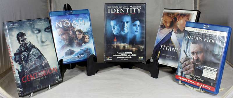 Five DVD Set - Identity, Titanic, Robin Hood, Noah, Centurion