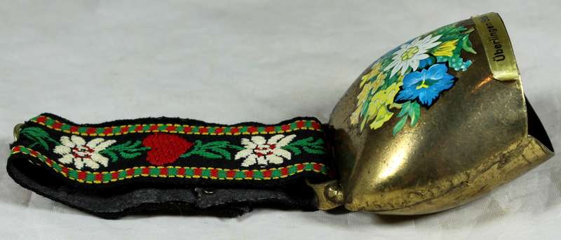 Uberlingen cow bell with decorative strap