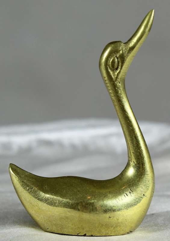 Miniature brass - Swan