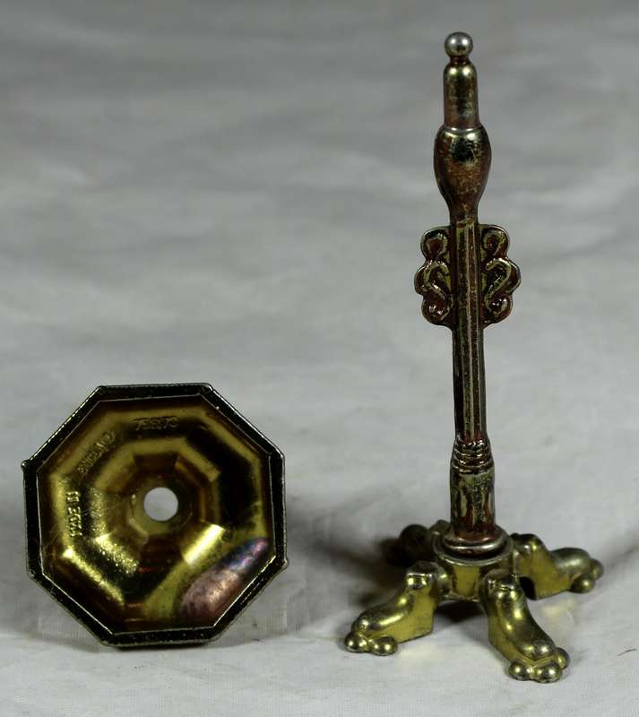 Brass small floor standing lamp