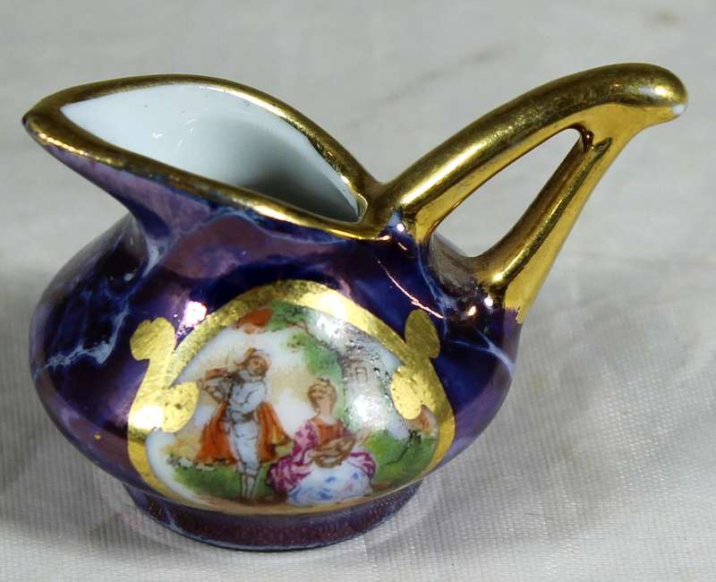 Miniature Limoges jug