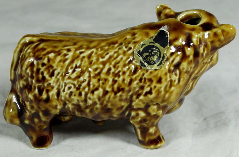 Rutherfords whiskey small bull decanter