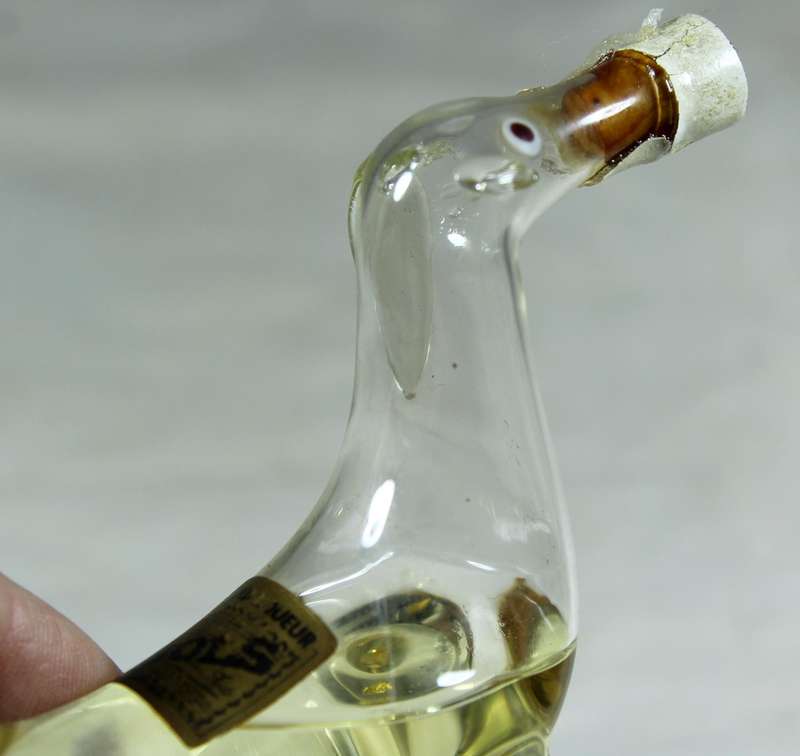 Hand blown Bols liquor dog