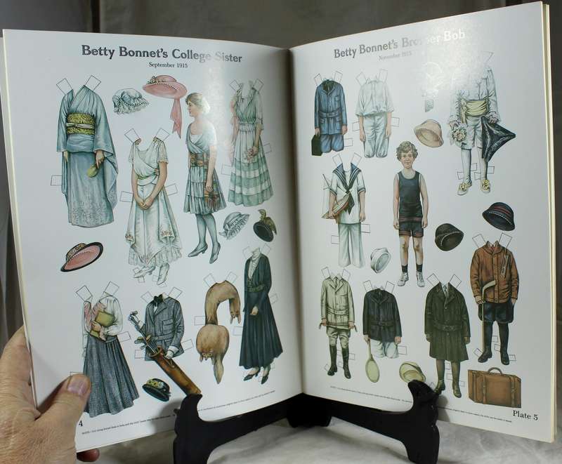 Betty Bonnet paper dolls book