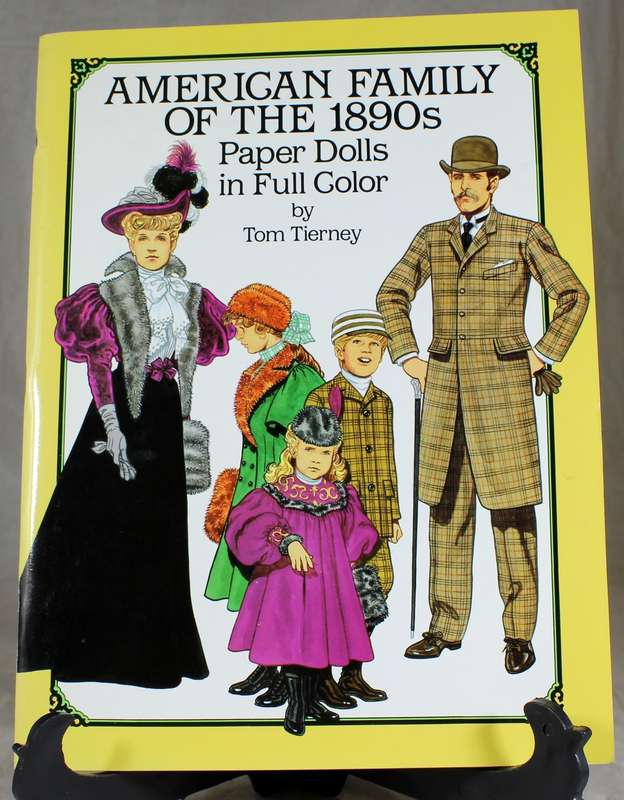 American family of the 1890's paper dolls book