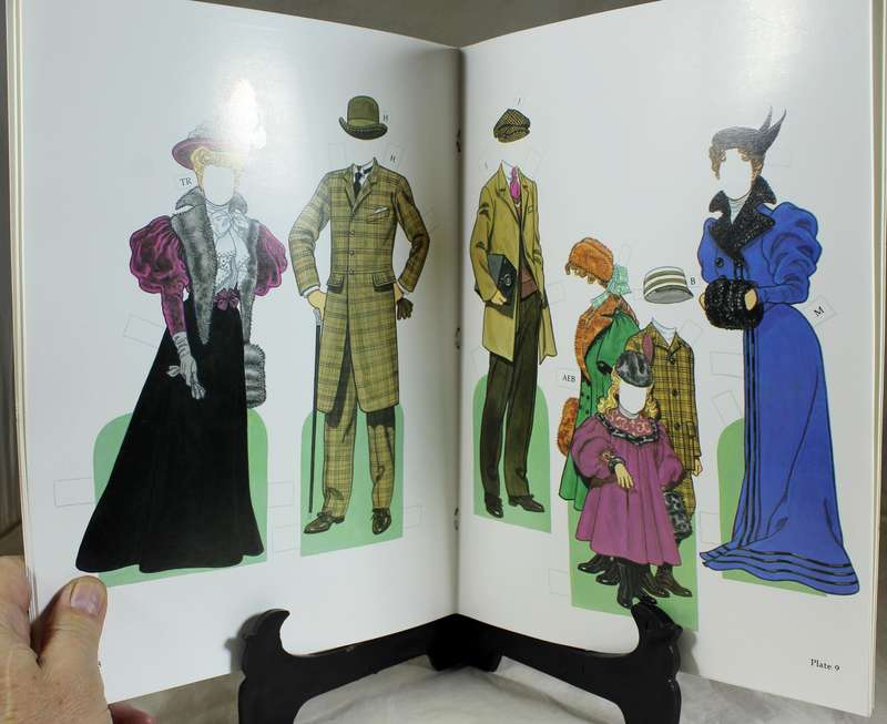 American family of the 1890's paper dolls book
