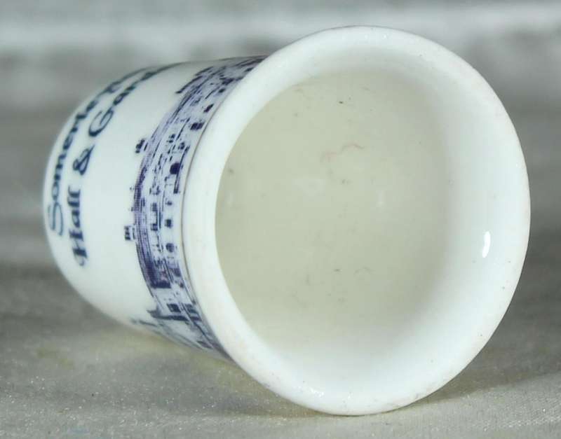 Bone China thimble - Somerleyton hall and gardens