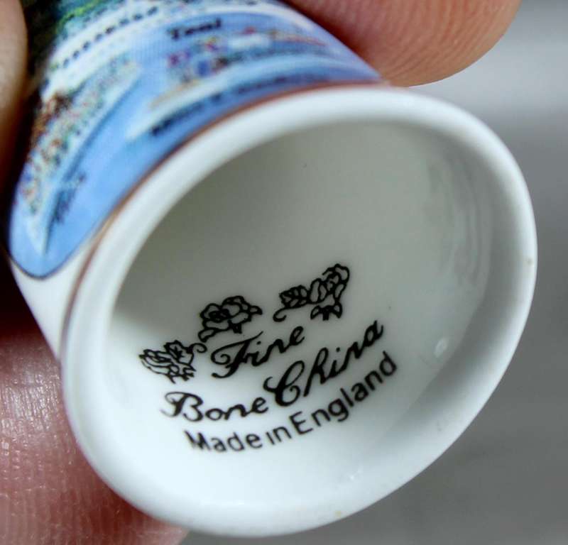 Bone China thimble - Windepmere