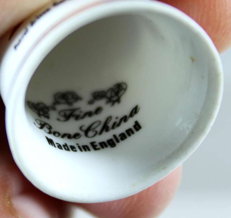Bone China thimble - Petrol driven Germain 1908