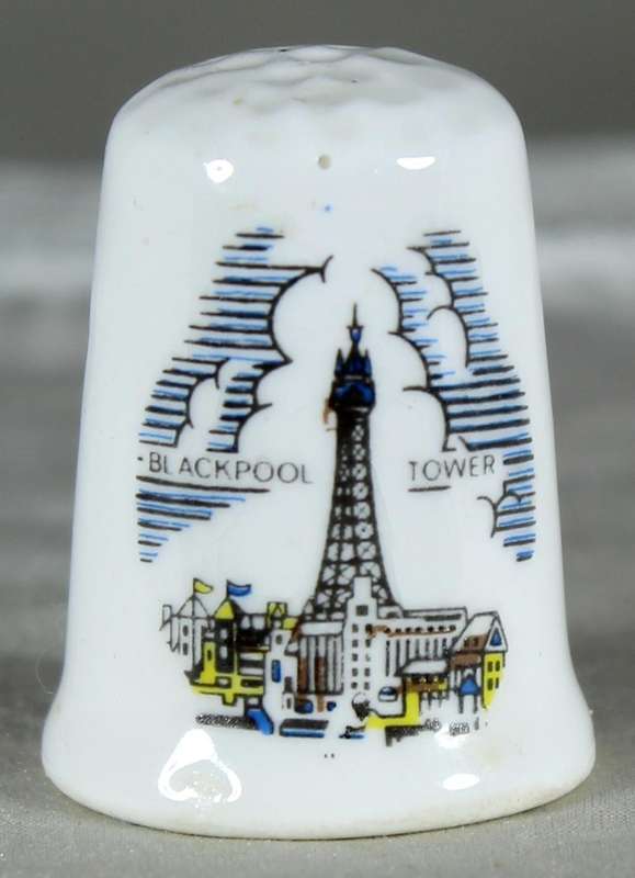 Bone China thimble - Blackpool Tower