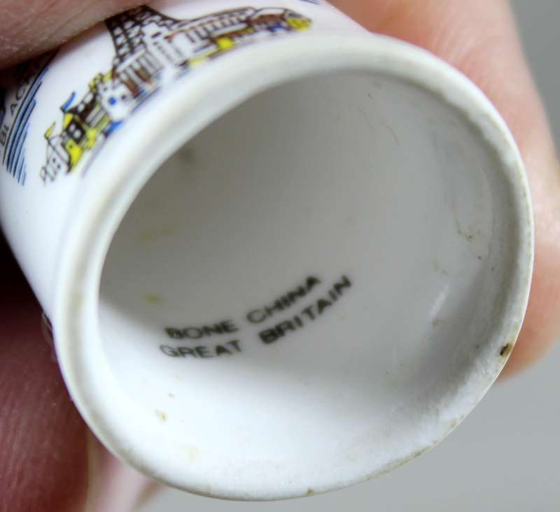 Bone China thimble - Blackpool Tower
