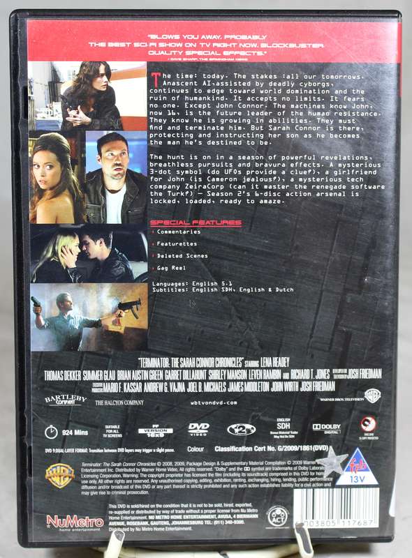DVD Series: Terminator: Sarah Connor Chronicles : Season 2