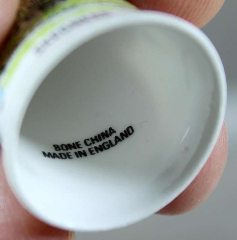 Bone China thimble - Skegness