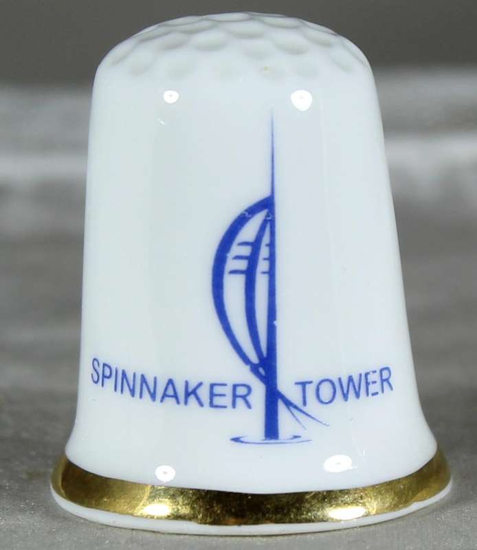 Bone China thimble - Spinakker Tower
