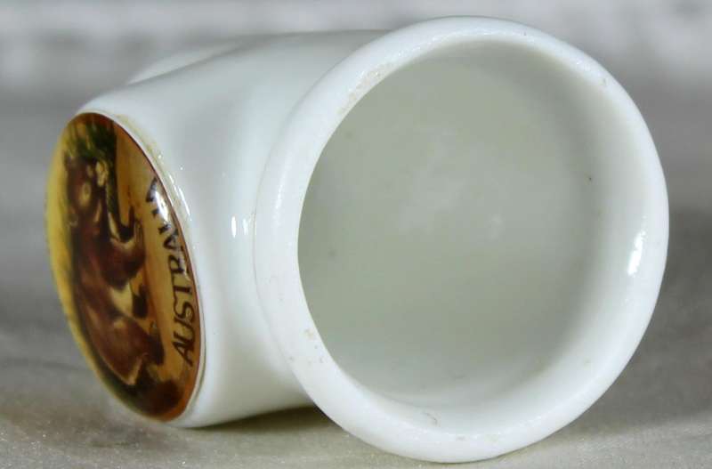 Bone China thimble - Wombat Australia
