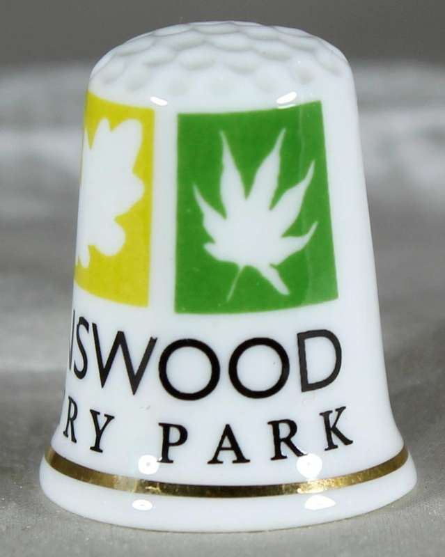 Bone China thimble - Queenswood Country Park - Clipper