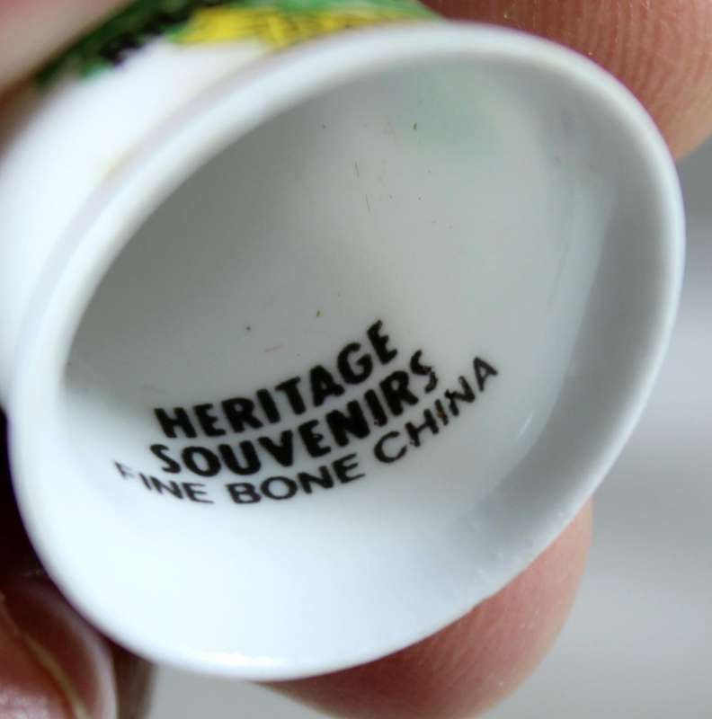 Bone China thimble - Ribblehead viaduct - Settle Carlisle Railway