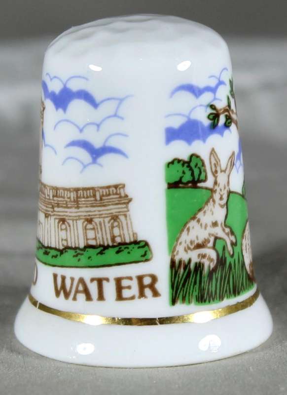 Bone China thimble - Rutland - Fenton