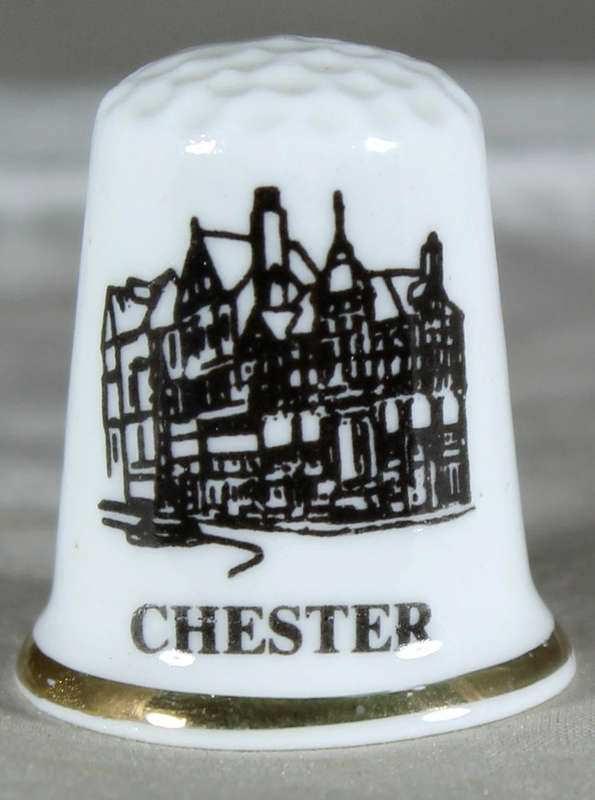 Bone China thimble - Chester - Genuine Status