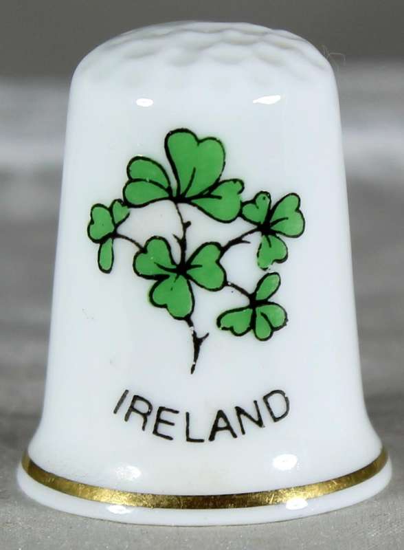 Bone China thimble - Ireland - Breenson collectables