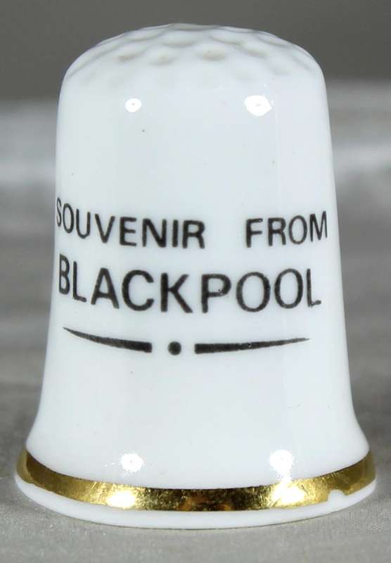 Bone China thimble - Blackpool - Finsbury