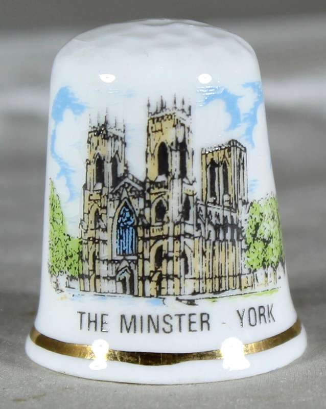 Bone China thimble - The Minster, York