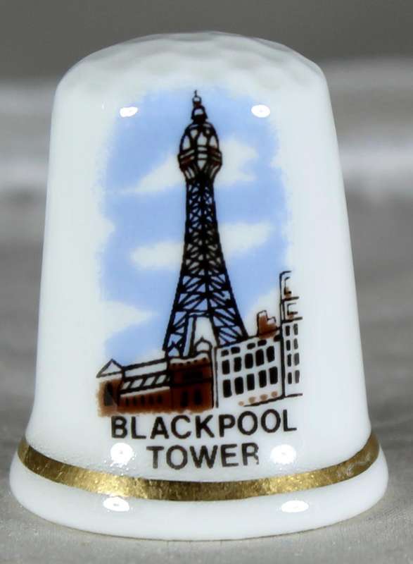Bone China thimble - Blackpool Tower