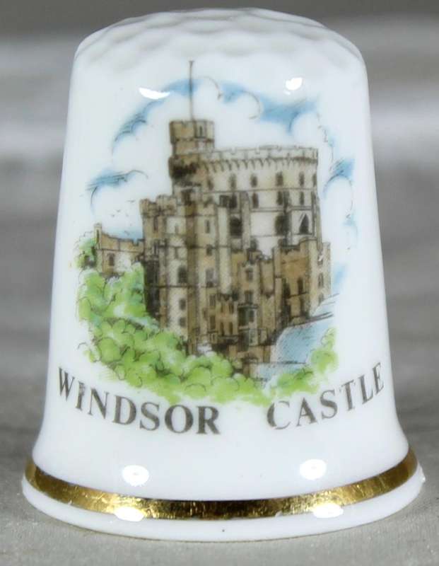 Bone China thimble - Windsor Castle