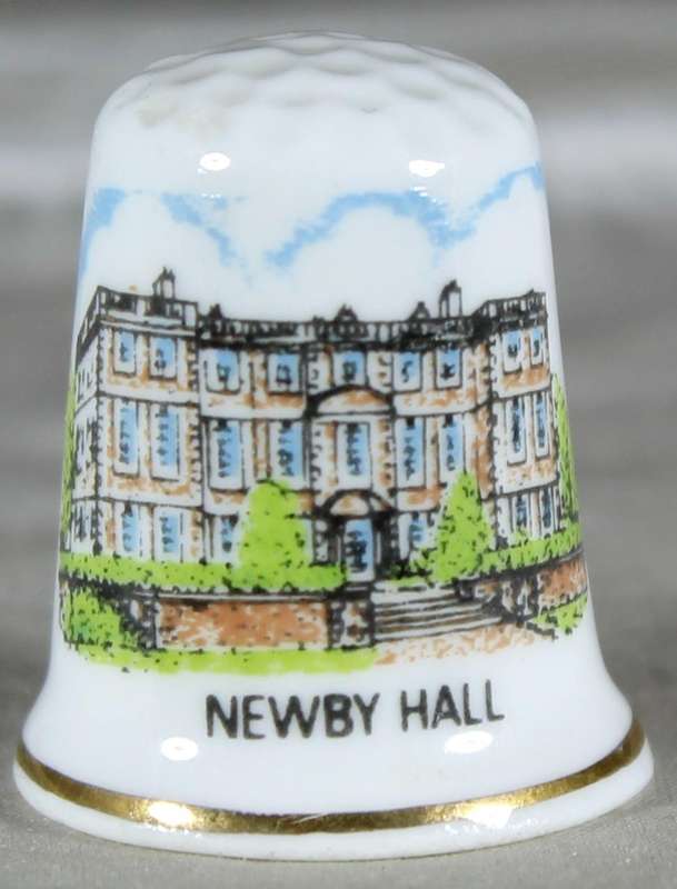 Bone China thimble - Newby Hall