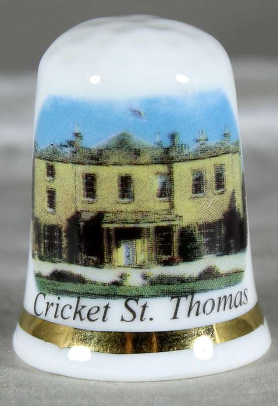 Bone China thimble - Cricket St. - Thomas