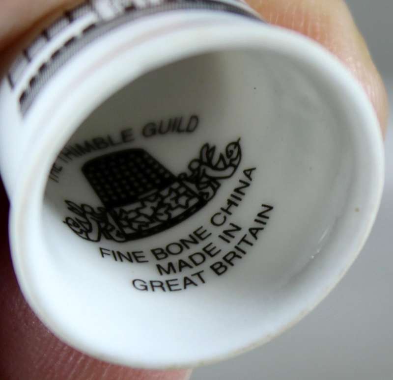 Bone China thimble - Wembley Stadium Twin Towers - The Thimble Guild