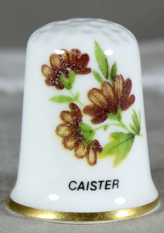 Bone China thimble - Caister