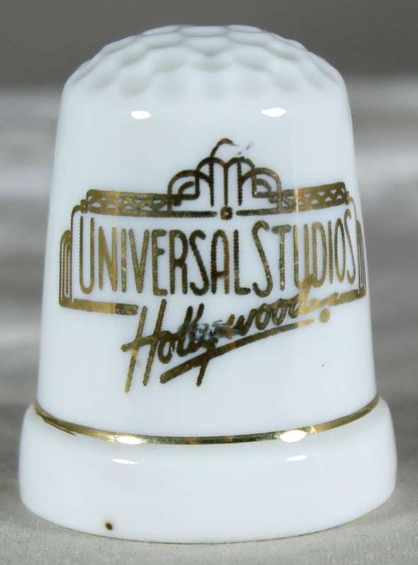 Bone China thimble - Universal Studios