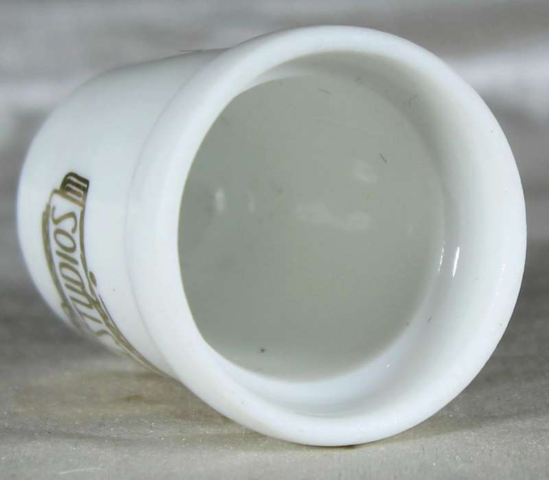 Bone China thimble - Universal Studios