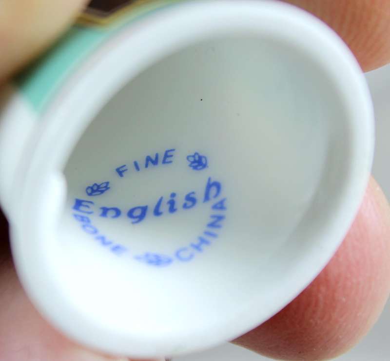 Bone China - Advertising thimble - Heinz Baked Beans