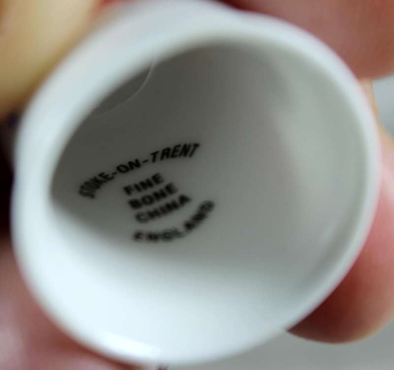 Bone China - Advertising thimble - BT Cell Net