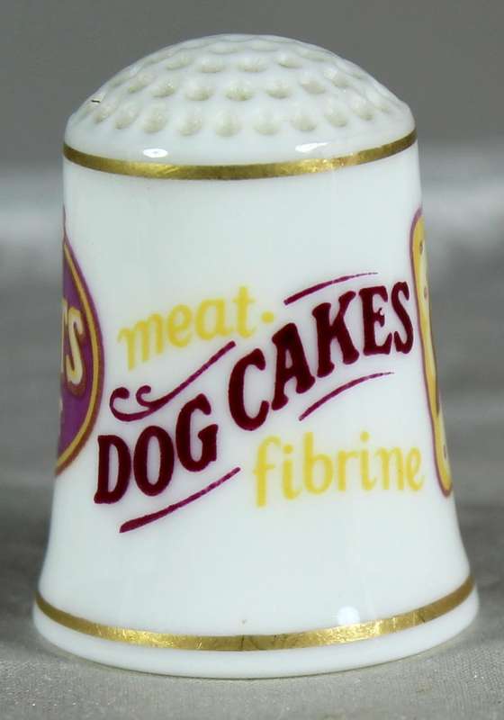 Bone China - Advertising thimble - Spratt's - FP1982