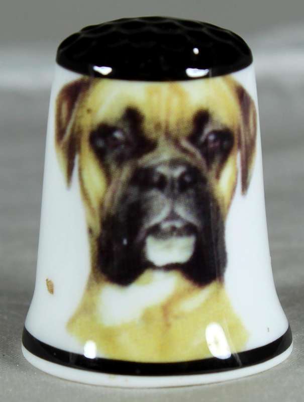 Bone China thimble - Boxer