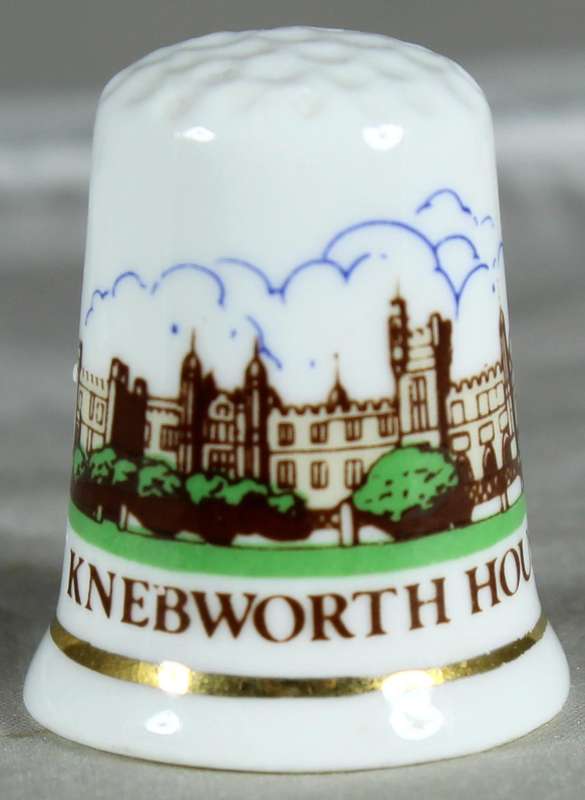 Bone China thimble - Knebworth House