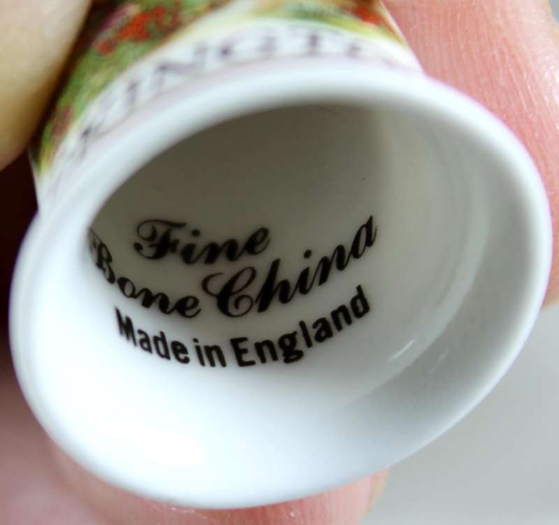 Bone China thimble - Cockington