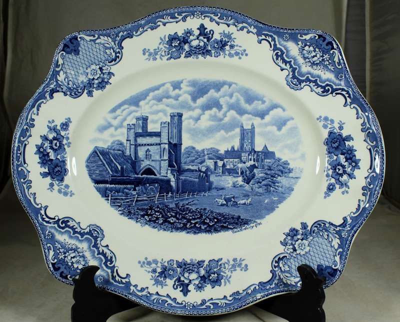 Johnson Bros - old Britain castles - Cantenbury 1796 platter