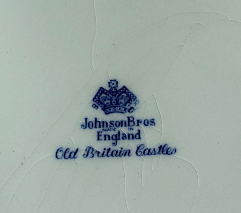 Johnson Bros - old Britain castles - Cantenbury 1796 platter