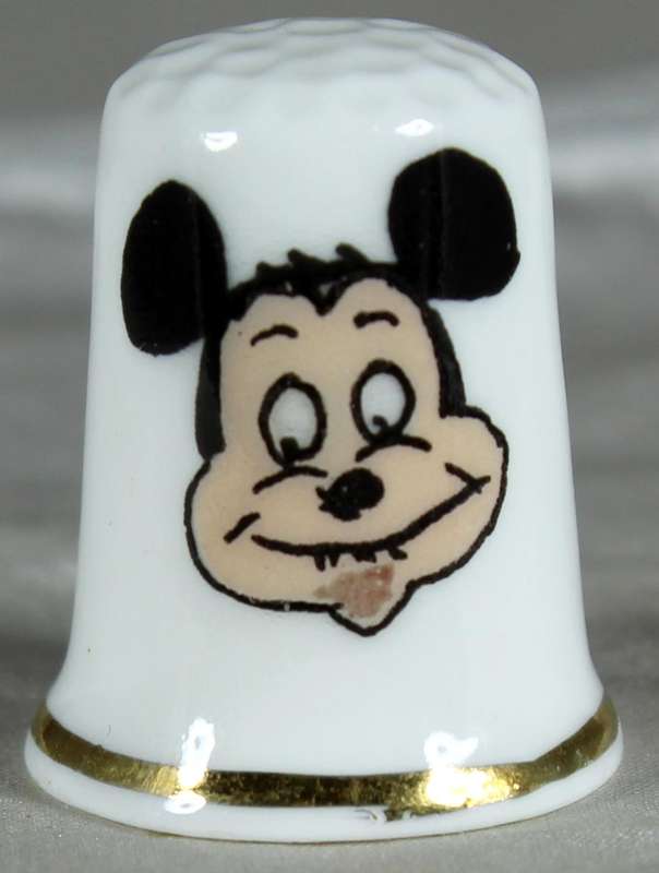 Bone China thimble - Mickey Mouse
