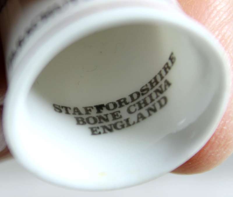 Bone China thimble - Parachute Regiment