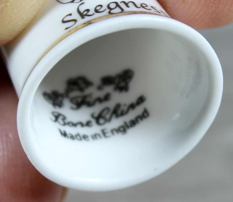Bone China thimble - Skegness