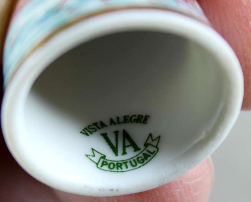 Bone China thimble - Flamingo's - Vista Alegra