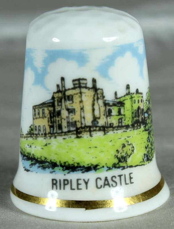 Bone China thimble - Ripley castle